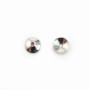 925 Sterling Silver Rhodium Saucers 3mm x 20 pcs
