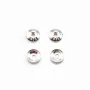 Coupelle lisse en argent 925 4mm x 20pcs 