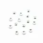 Coupelle lisse en argent 925 4mm x 20pcs 