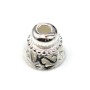 925 sterling silver smooth small dish 6mm x 10 pcs