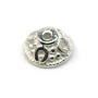 925 sterling silver smooth small dish 6mm x 10 pcs