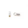 Embouts  pour cordon 1 mm argent 925 x4 pcs