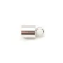 Embouts  pour cordon  3 mm argent 925 x2 st