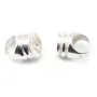 Argent 925 embout rond pour cordon 5x6mm x 20 pcs