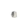 Embout pince, pour ruban en argent 925, 6mm x 2pcs