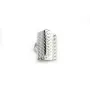 Embout pince, pour ruban en argent 925, 10mm x 2pcs
