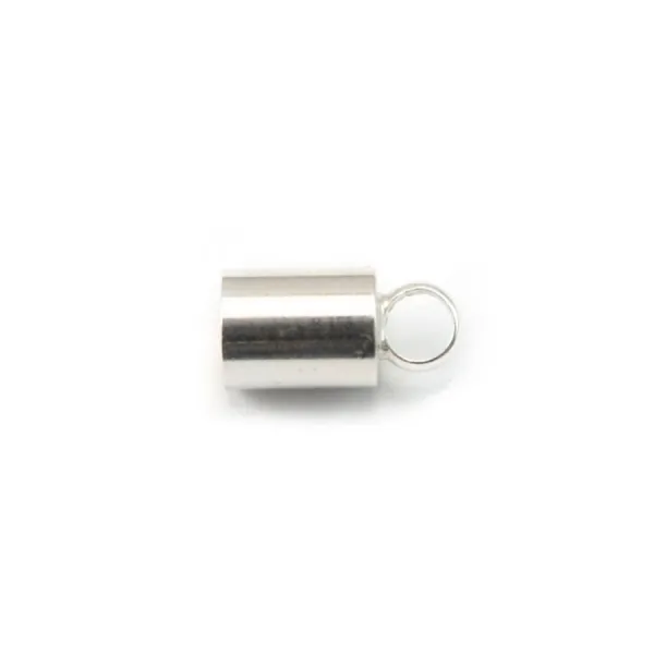 Argent 925  Embout 4mm x 2pcs