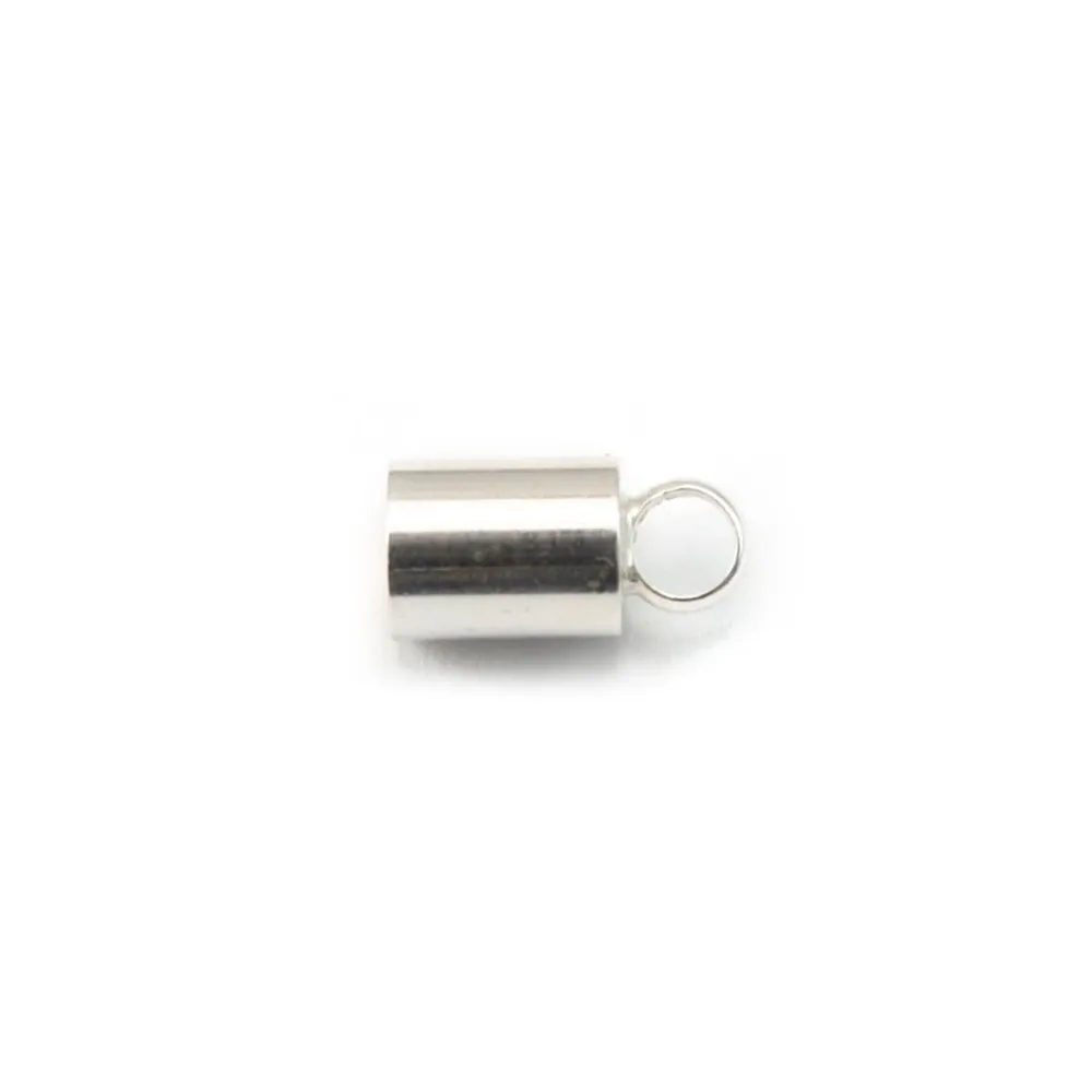 Argent 925  Embout 4mm x 2 st