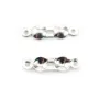 Cache noeuds 3 mm argent 925 x10 pcs