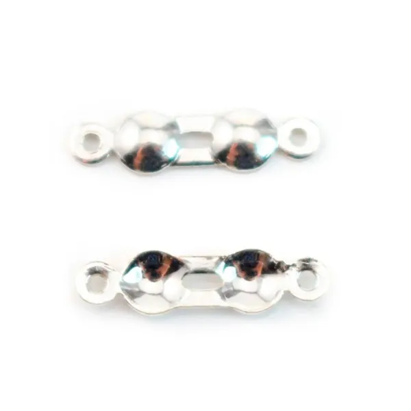 Crimp covers 925 Sterling Silver 3mm x10 pcs