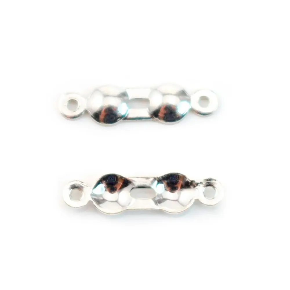 Cache noeuds 3 mm argent 925 x10 pcs
