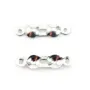Cache noeuds 3 mm argent 925 x10 pcs