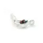 Cache noeuds 3 mm argent 925 x10 pcs