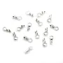 Embout mini-pince en argent 925, pour fil 0.5mm x 6pcs