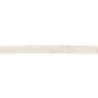 Jade blanche, en forme de tube 4x13mm x 40cm