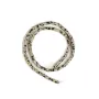 Jaspe dalmatien, en forme de tube 4x13mm x 40cm