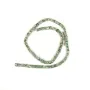 Jaspe de tache verte, en forme de cube, 4mm x 38cm