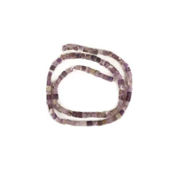 Amethyst, Würfel, 4mm x 39cm