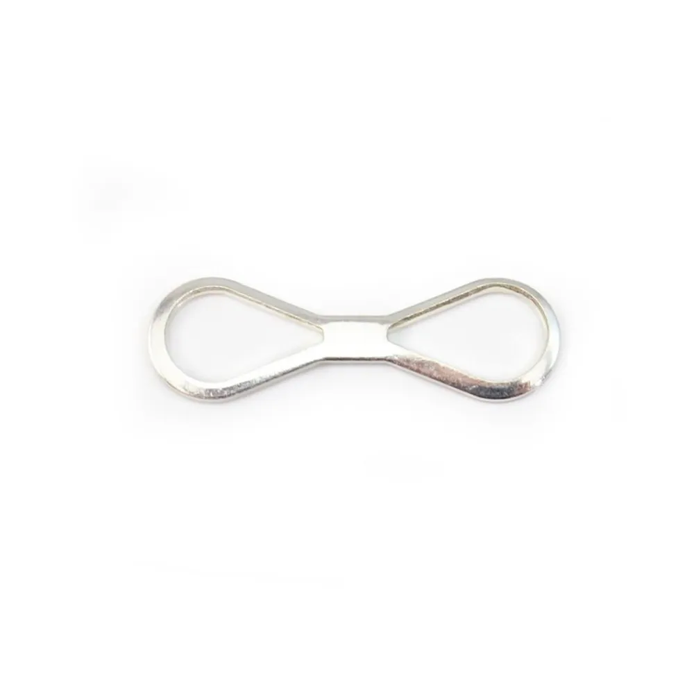 Argent 925 intercalaire infini 8x26 mm  x 1pc