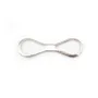 Argent 925 intercalaire infini 8x26 mm  x 1pc