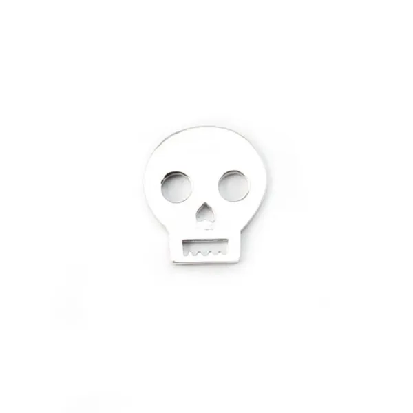 Argent 925 Tête de mort 12 mm  x 1pcs