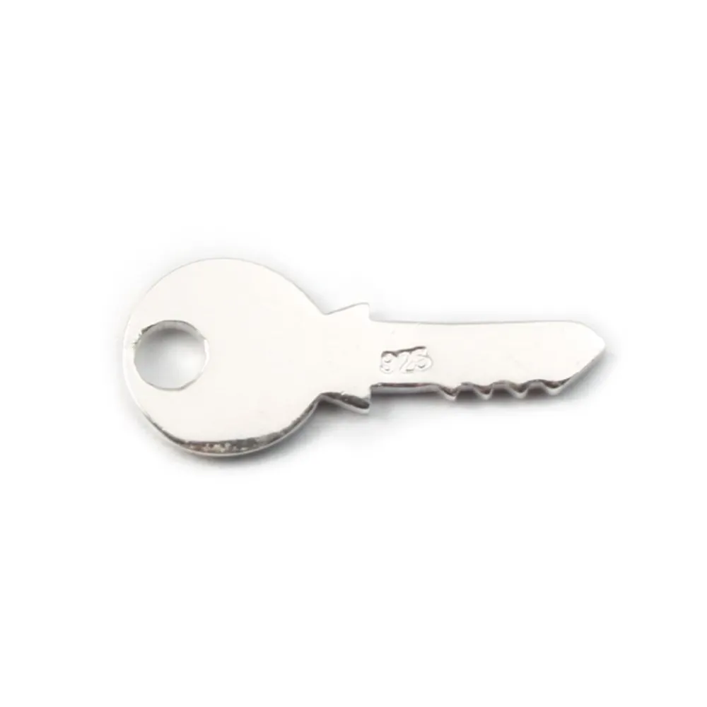 Argent 925 accessoire clé 7 x17mm x 1pcs