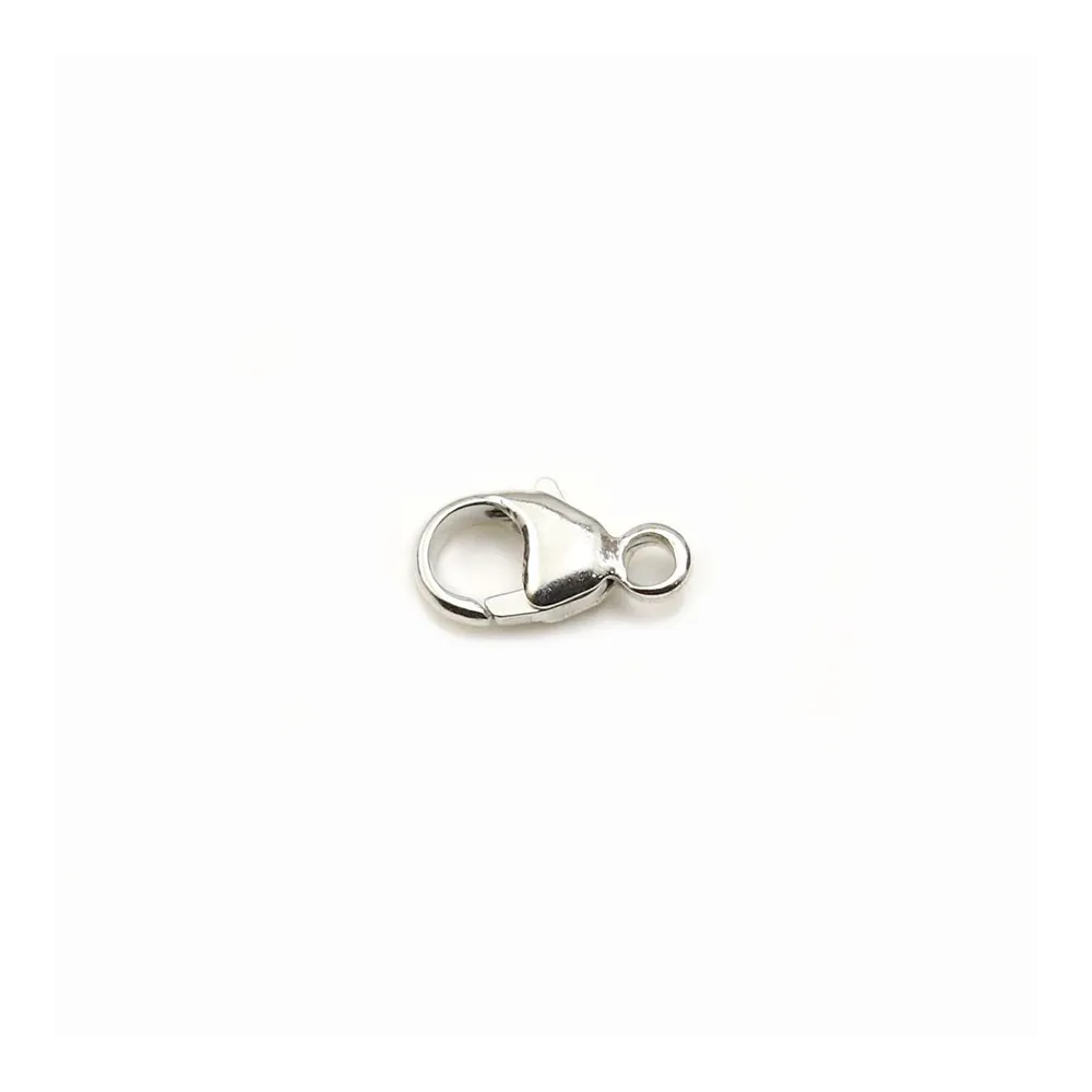 Fermoir mousqueton 4x8mm en argent 925 x 2pcs