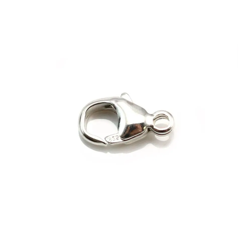 Fermoir mousqueton 5x9mm en argent 925 x 2pcs