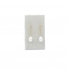 Boucle d’oreille en gold filled & perles de culture d'eau douce x 2pcs
