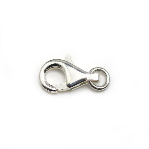 Fermoir Mousqueton, Argent 925  13mm  x 1pc