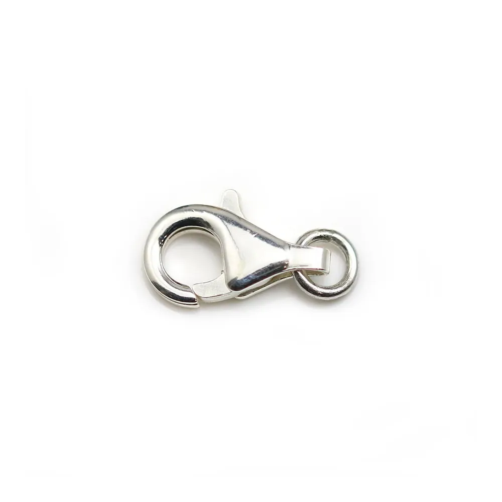 Fermoir Mousqueton, Argent 925  13mm  x 1pc