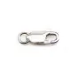 Fermoir Mousqueton Ovale,  Argent 925 5x12.5mm x 1pc