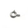 Fermoir à Ressort  Argent 925 Rhodié 6mm x 1pc