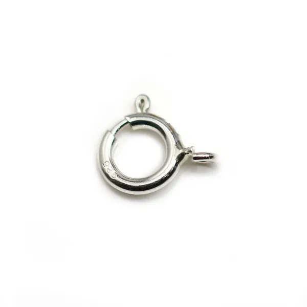 Fermoir à ressort 7 mm argent 925 x1 pc