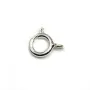 Silver sterling 925 Spring Clasp 7mmX 1pc