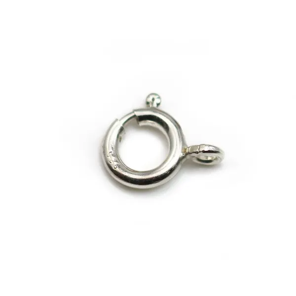 Fermoir à ressort 8 mm argent 925 x1pc 