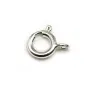 Argent 925 Fermoir ressort 10mm x 1pc