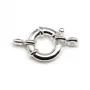 Argent 925 Fermoir bouée 12mm x 1pc