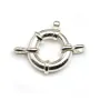 Argent 925 Fermoir bouée 12mm x 1pc