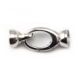 Argent 925 fermoir mousqueton 9x28mm x 1pc 