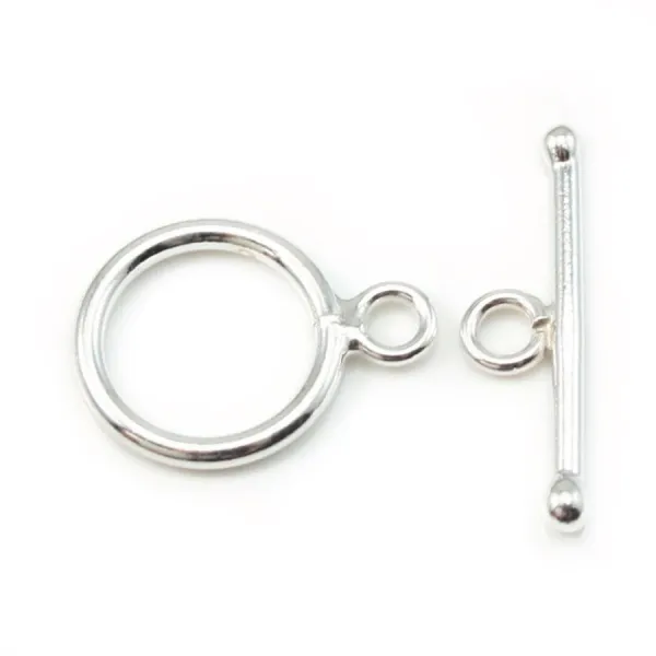Argent 925 Fermoir OT  12mm x 1pc