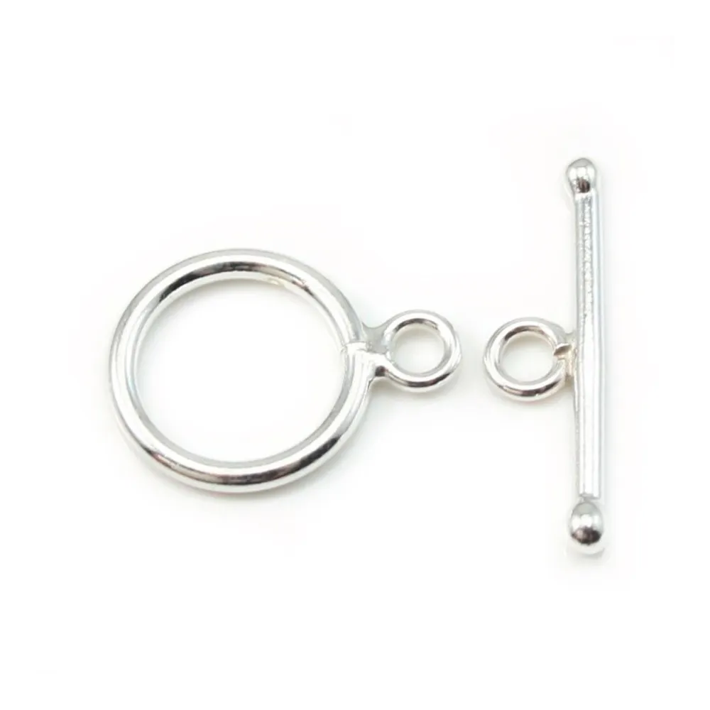 925 sterling silver Toggle OT clasp 12mm x 1pc 