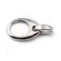 Argent 925 Fermoir de porte clé 16mm X1 pc