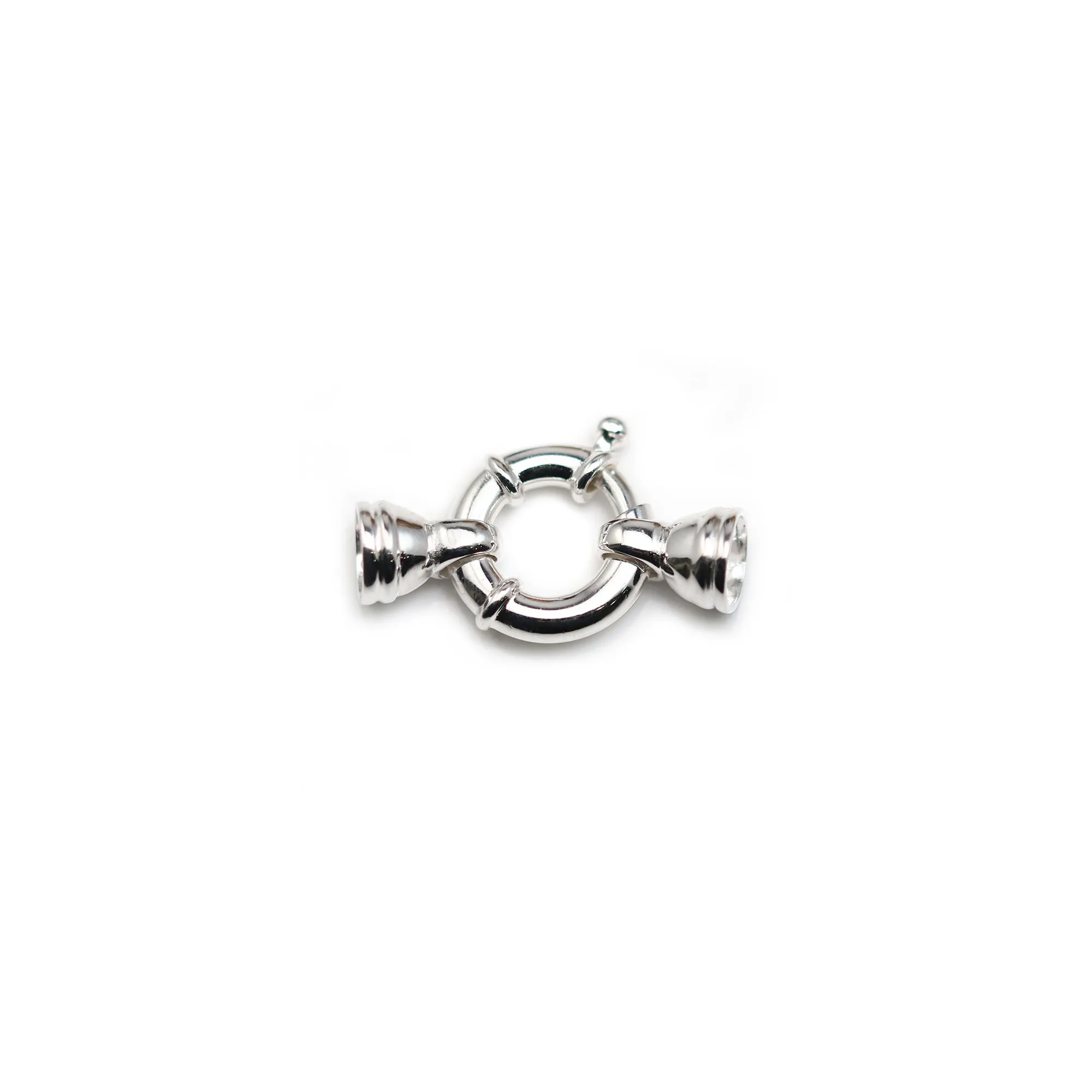 Fermoir Boucle Argent 925 - Anneau Ressort 9mm Réf AM09 | Neuf Pour Création Bijoux