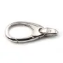 Argent 925 Fermoir porte clé 10x19mm x 1pc