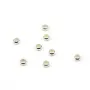 Intercalaire en argent 925, de forme ronde, de taille 2x4mm x 10pcs