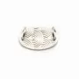 ARG 925 Oval Plat + 2 Anneaux