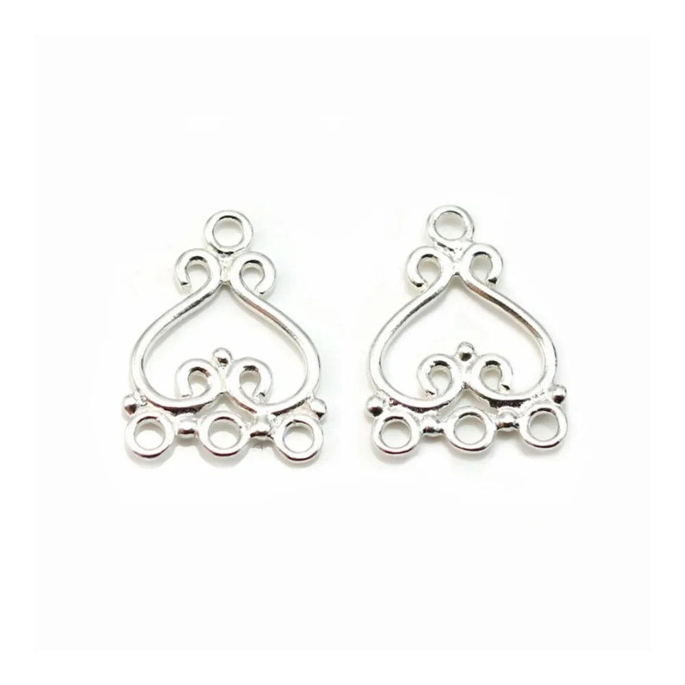 Intercalaire pour 3 rangs , argent 925 ,19.5mm x 1pc