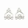 Intercalaire pour 3 rangs , argent 925 ,19.5mm x 1pc