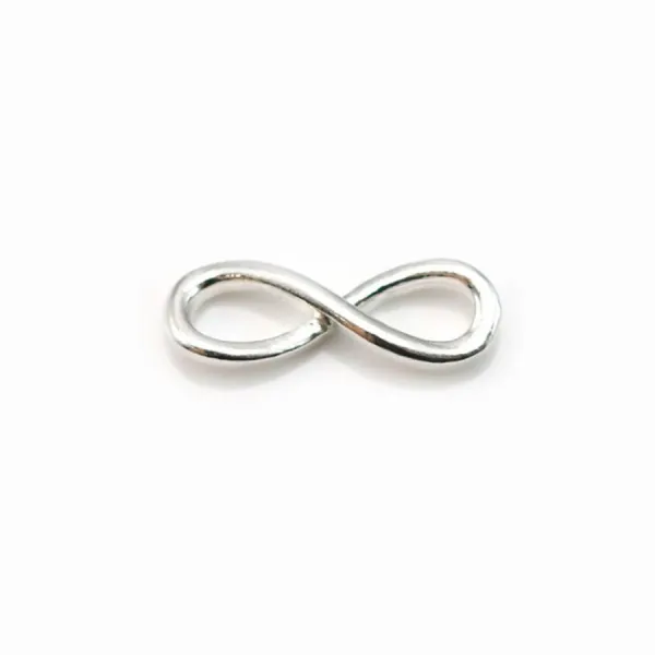 Intercalaire infini, argent 925, 5x15mm x 2pcs